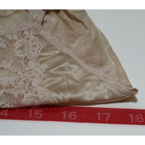 VTG Kayser Lingerie Size 36 Beige Lace Bodysuit Made in USA Romantic Glam Teddy - Picture 7 of 7